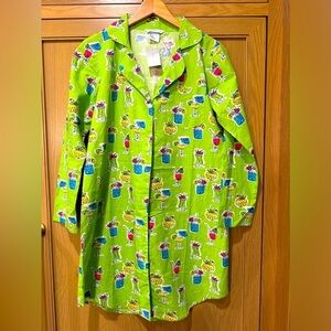 NWT The Company Store Cocktail Inspired Sleep Shirt / Cotton / xsmall